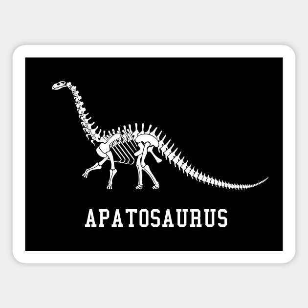 Apatosaurus skeleton Magnet by My Happy-Design